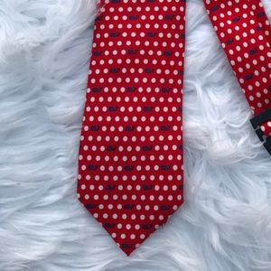 Vineyard Vines Whale Polka Dot Geo Silk Tie